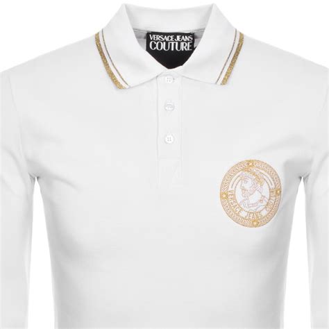 polos versace jeans|Versace long sleeve polo.